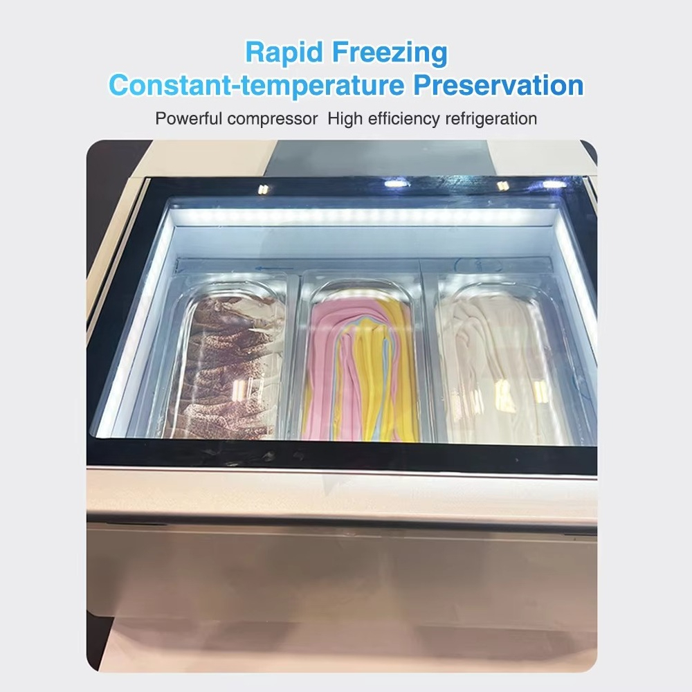 Commercial Chest Freezer - Mini congelatore a pozzetto con porta