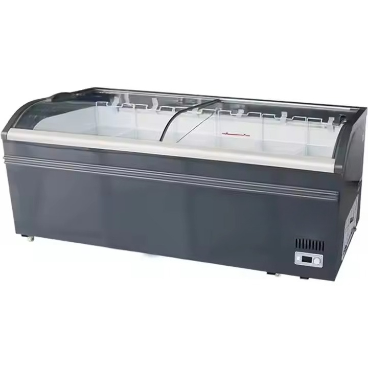 Commercial Chest Freezer - Congelatore frigorifero con display profondo e
