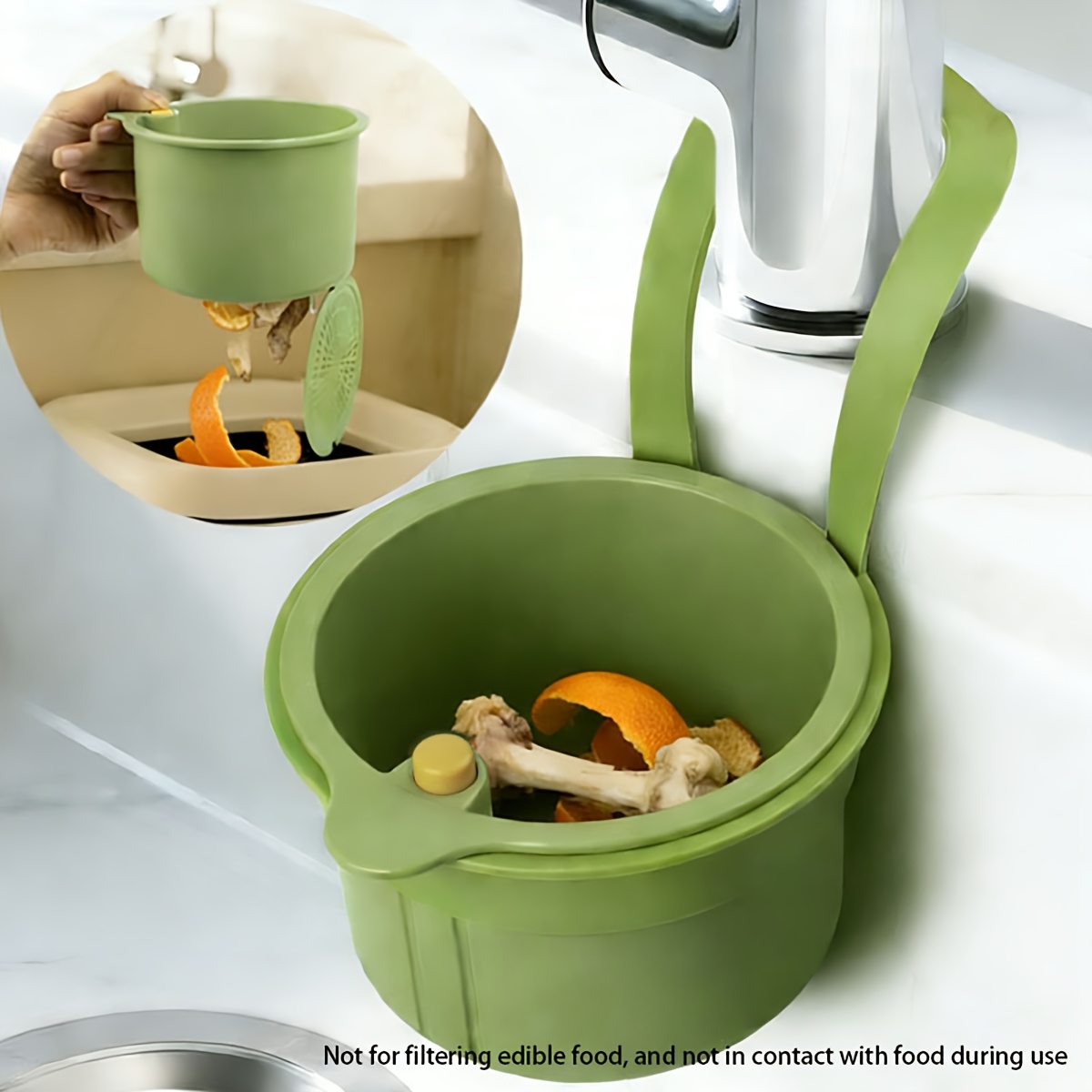 Commercial Kitchen Bin - Cestello portatile per raccogliere gli scarti