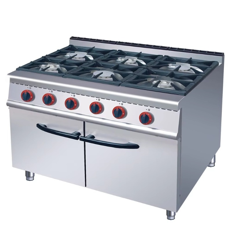 Range Commercial Kitchen - Cucina a Gas Commerciale Standard a