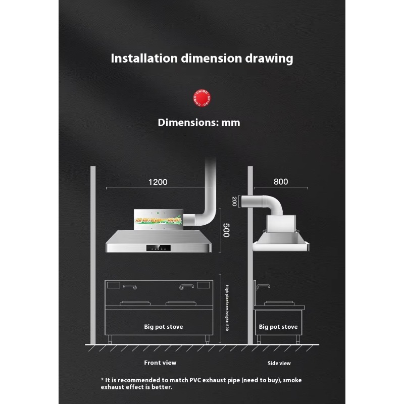 Cappa da Cucina Commerciale in - Range Commercial Kitchen recensione e prezzo